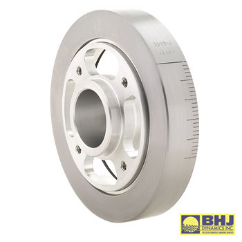 Press-Fit Pontiac V8 Harmonic Damper - Aluminum Hub - Click Image to Close